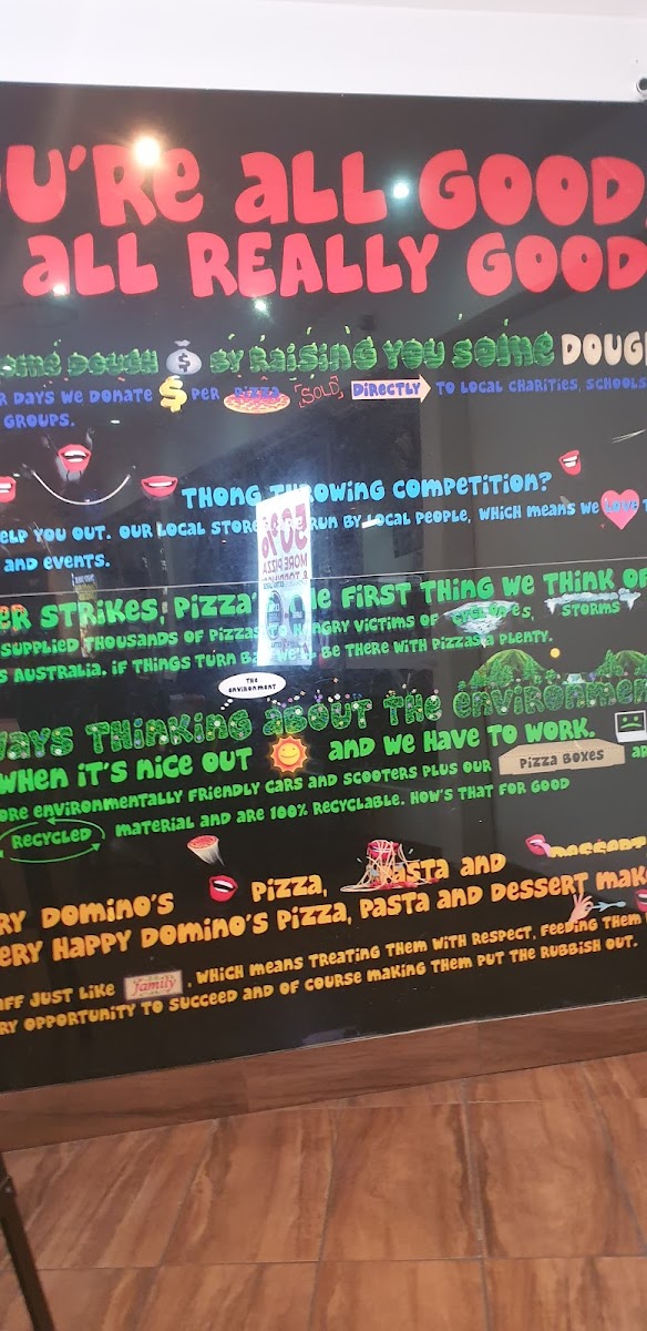 Menu Domino's Pizza Wollongong City-5
